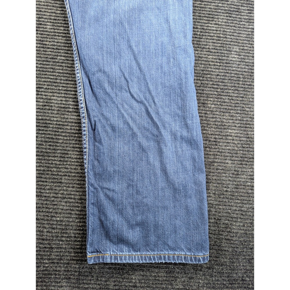 Levi's 505 Jeans Mens 40x30 Blue Denim Cotton Stretch High Rise Straight Leg - Picture 8 of 15